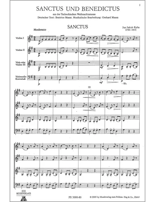 Sanctus und Benedictus